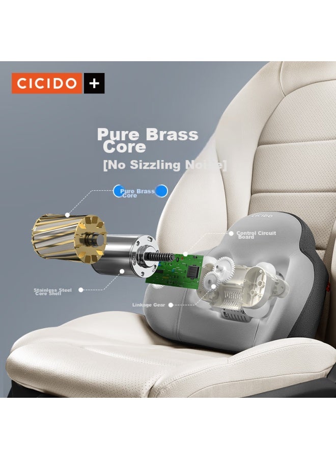Cicido , Electric Car Lumbar Support, In-car Waist Massager, Back Cushion, Car Accessory, Gift For Parents - Image 4