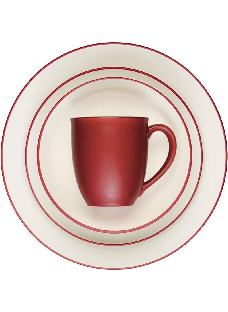 Noritake Raspberry Colorwave 4 Piece Coupe Place Setting - Image 2