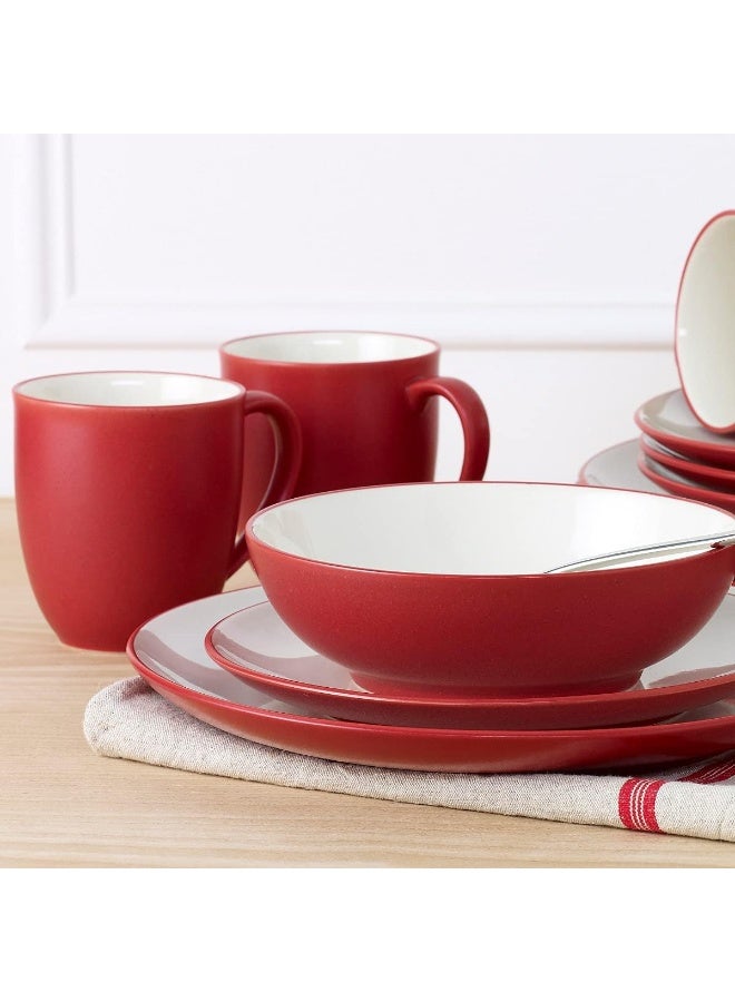 Noritake Raspberry Colorwave 4 Piece Coupe Place Setting - Image 4