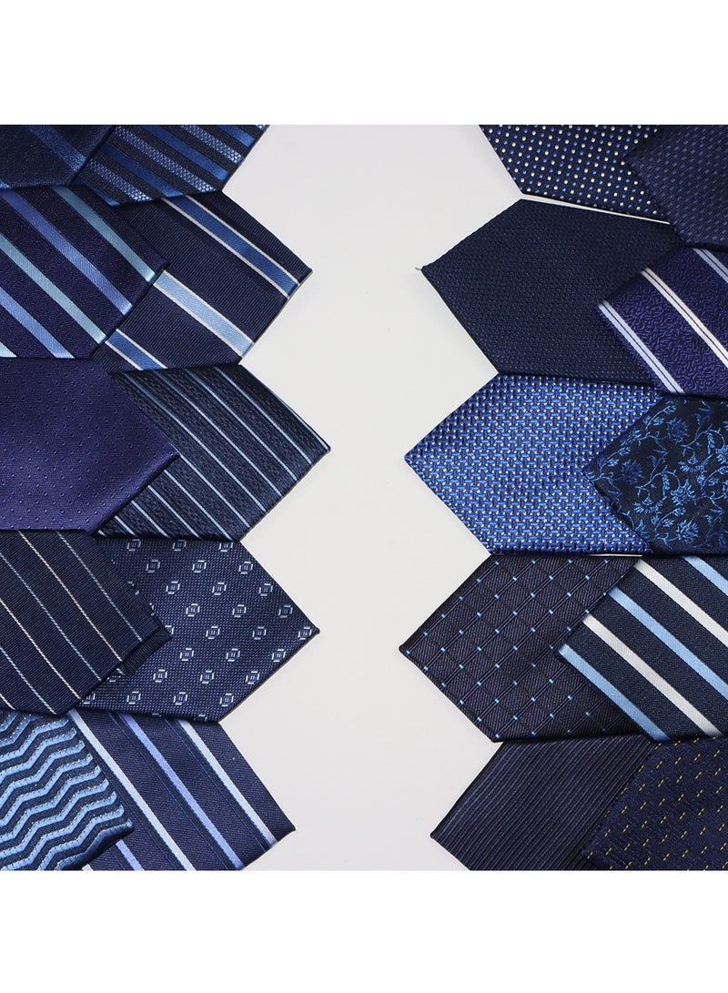 6pcs Business Men Stripe Classic Necktie Sets Random Shipment Party Weeding Formal Solid Soft Fabric Tie Kit For Men High-end Bow Tie - Image 2