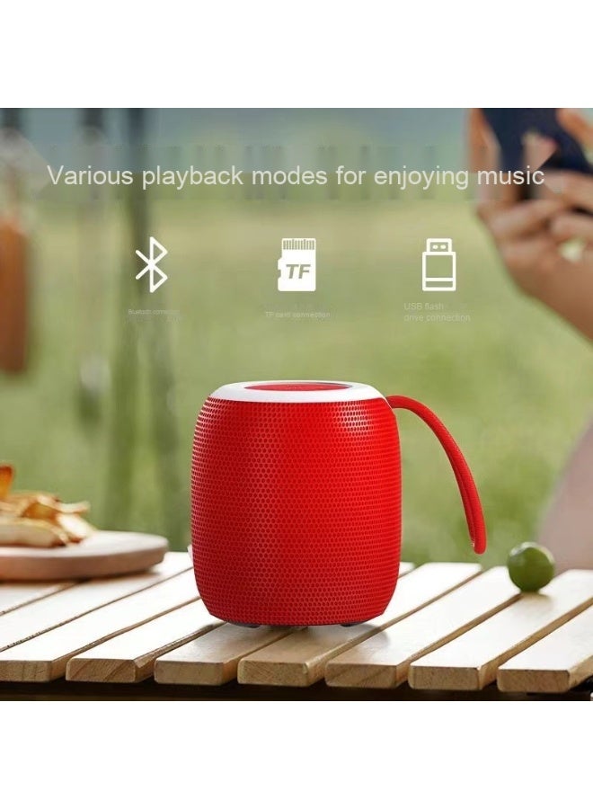 NIBEMINENT Wireless Bluetooth Speaker Heavy Subwoofer Outdoor Portable Car Home Atmosphere Desktop Mini Speaker  - Image 3