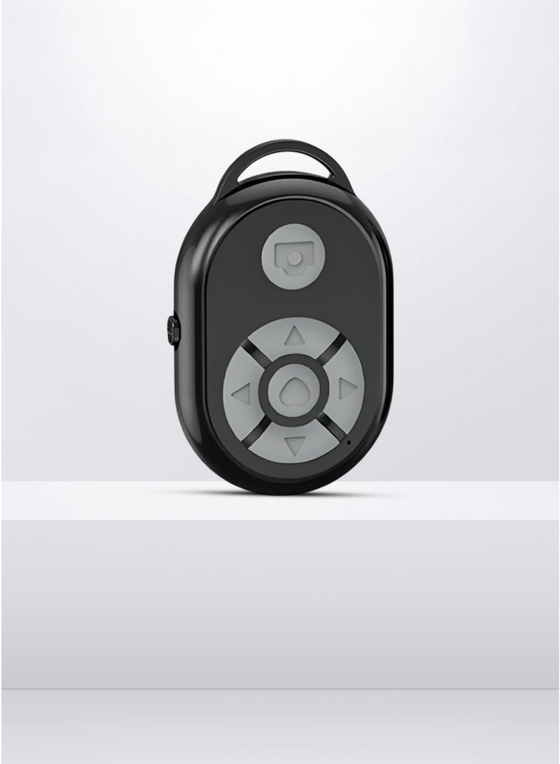Wireless Bluetooth Camera Selfie Shutter Remote Control For Smartphones Compatible With iOS And Android Devices Black - Image 5