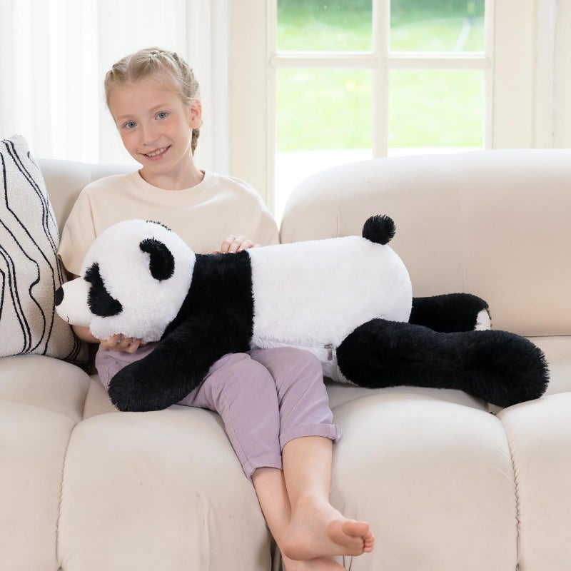 BENINY Giant Panda Stuffed Animal 31", Large Soft Panda Body Pillow Plush for Girls Boys Kids, Oversize Cute Stuffed Toy Gift for Christmas, Birthday, Baby Shower - Image 3