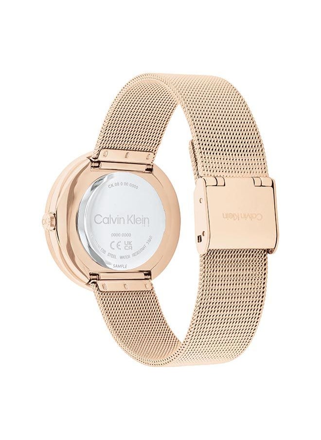CALVIN KLEIN - Women Analog Round Shape Stainless Steel Wrist Watch 34 mm - Image 1