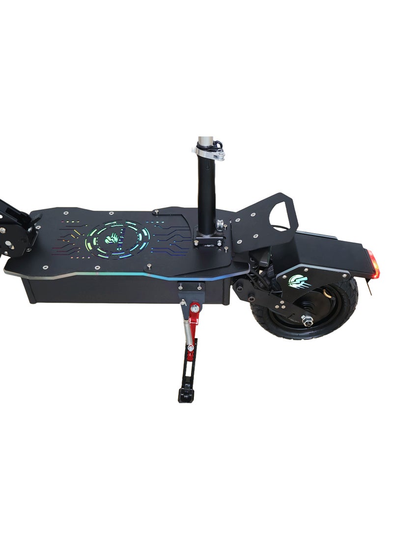 Generic Z3 Pro With seat Electric Scooter 2200W Motor 48V13Ah Battery 35 to 45Km Range Max Speed 70Km/h 4 Suspension Led Lights & LCD Display  - Image 4