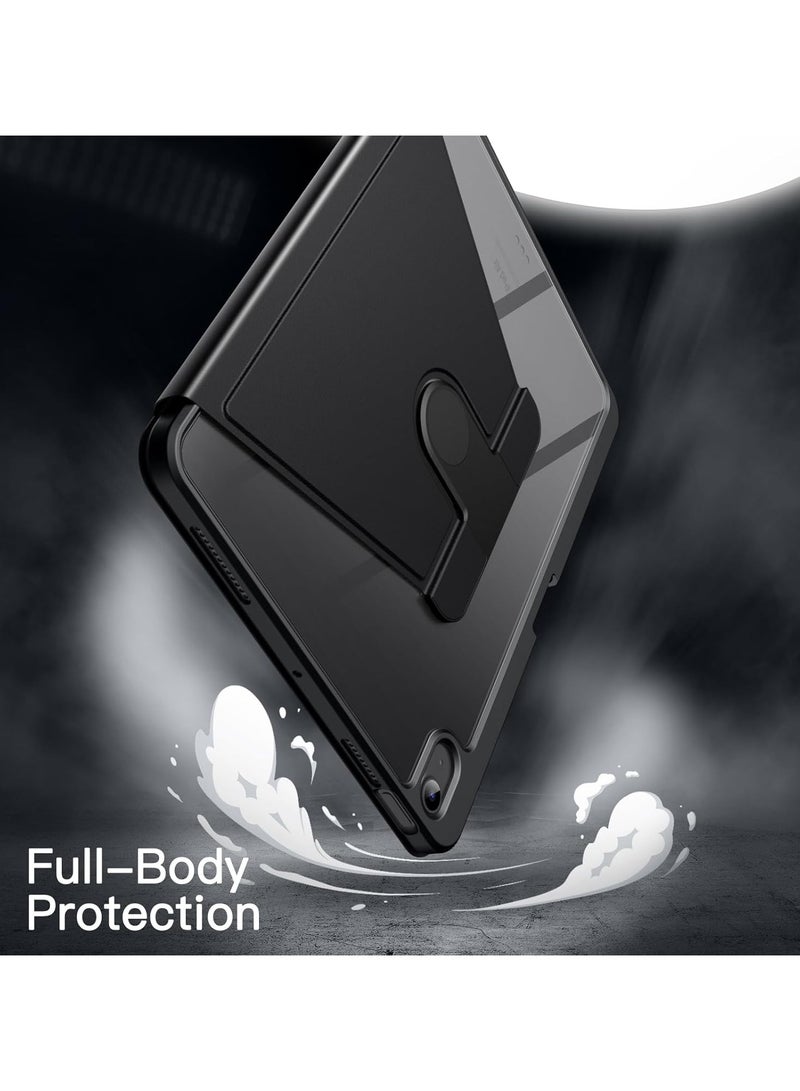 DUSALA Rotating Case for iPad Air 4 (10.9-Inch,2020) with Pencil Holder,360 Degree Rotation Protective Stand Slim Cover Clear Back, Auto Wake/Sleep (iPad Air 4) - Image 4