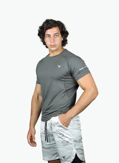 THUGFIT THUGFIT EndurX Men's Slim Fit T-Shirt - Grey