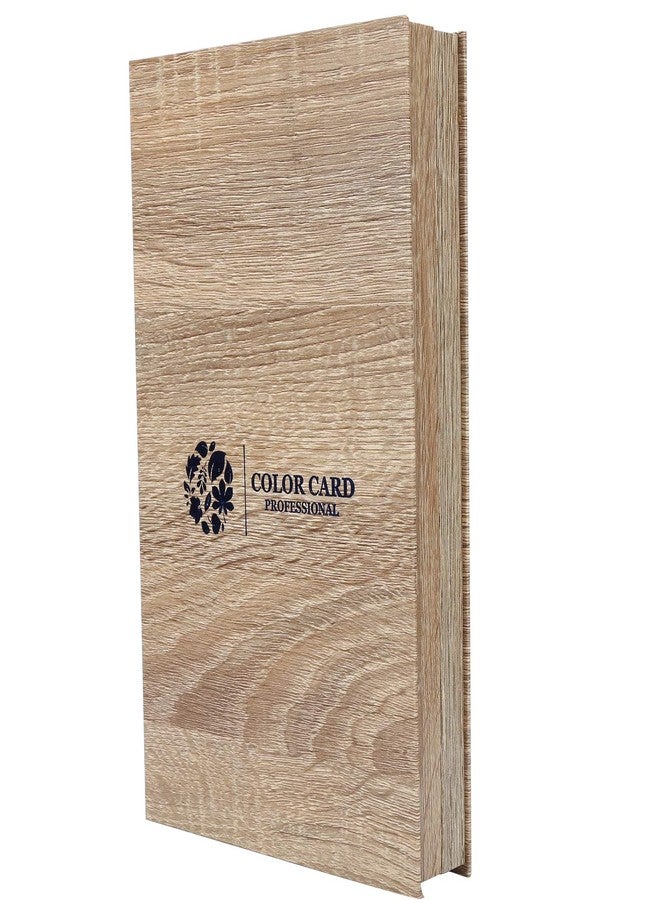 POCREATION Nail Color Display Book, 180 Colors Wood Nail Gel Polish Display Book False Nail Tip Display Color Card Book For Nail Art Equipment - Image 1