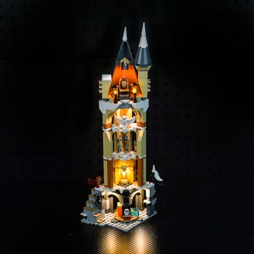 LocoLee LED Light Kit Compatible with Lego Hogwarts Castle Owlery 76430 No Models Only Light Creative Lighting Set Accessories Compatible with Lego Hogwarts Castle Owlery 76430 Set - Image 1