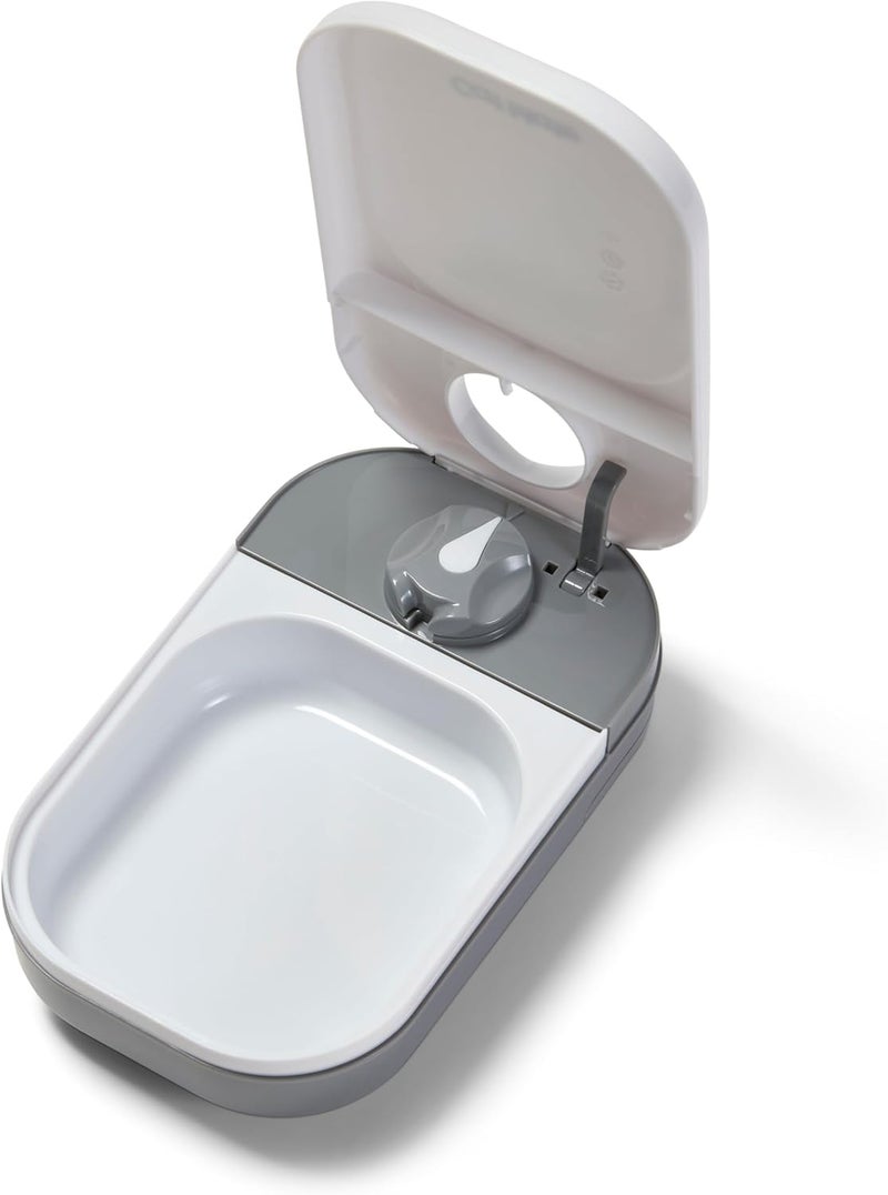 Cat Mate C100 Single Meal Automatic Pet Feeder for Cats and Small Dogs (no ice pack),White - Image 3
