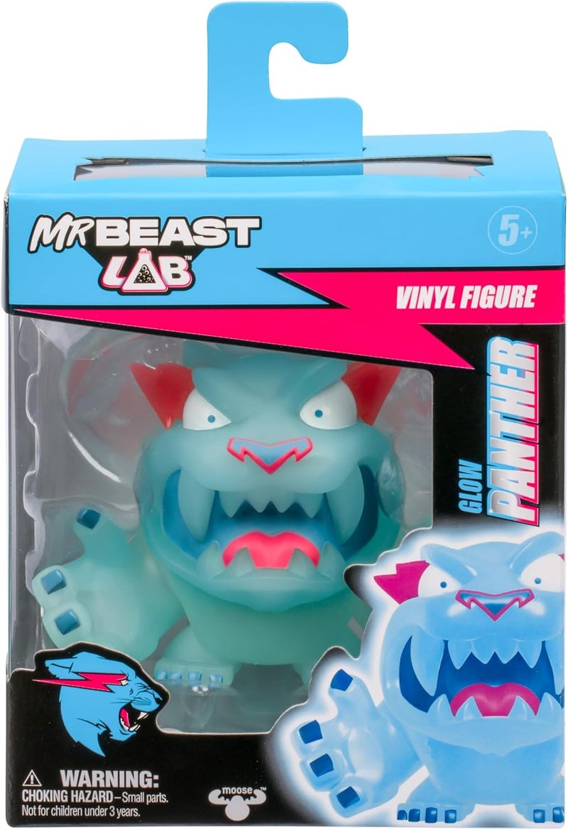 MrBeast Lab Vinyl Figure Glow Panther 3.5 Inches - Image 1