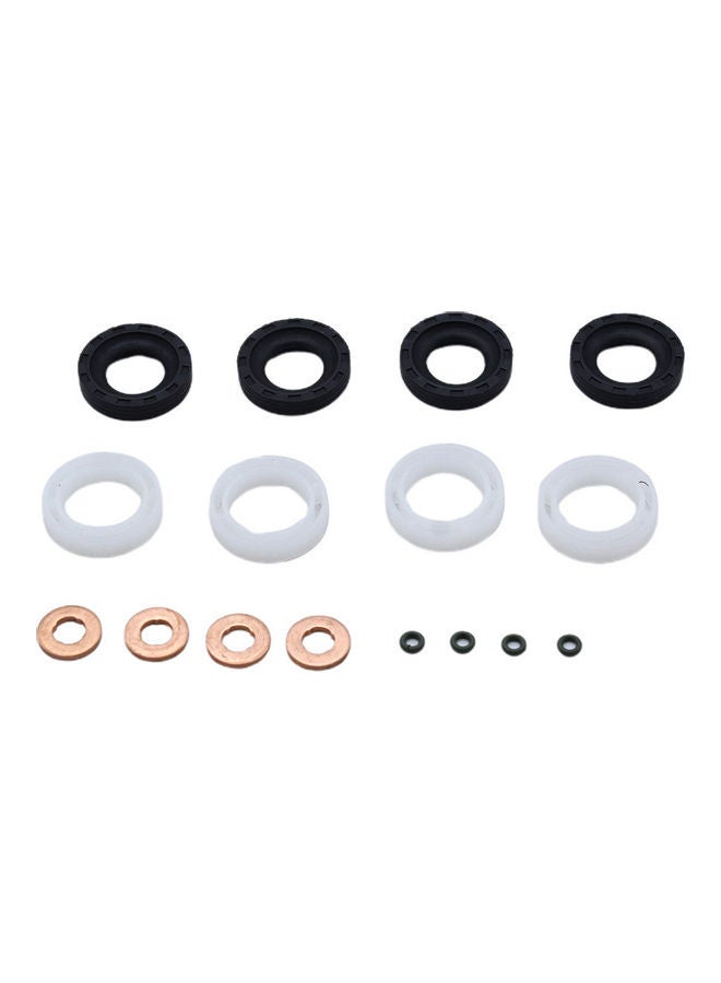 Loquat 16-Piece Replacement Injector Seal Kit For Peugeot 207/307/407 - Image 1