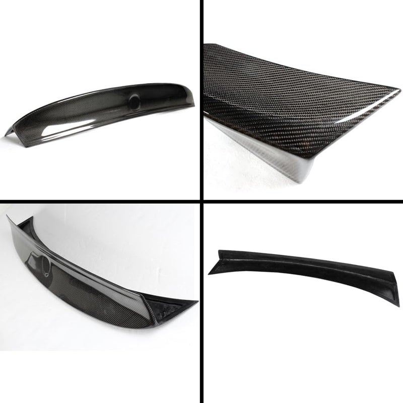 DEMULAX Carbon Fiber Rear Trunk Spoiler for BMW E46 - Image 3