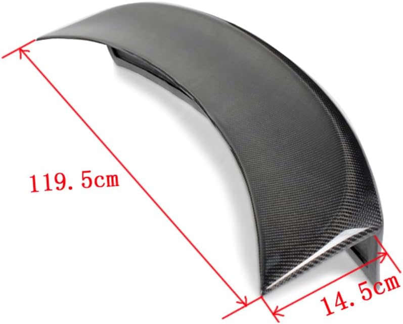 DEMULAX Carbon Fiber Rear Trunk Spoiler for BMW E46 - Image 2