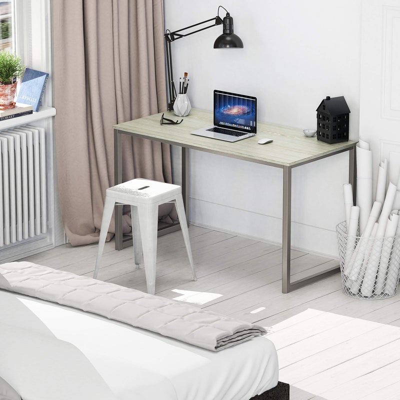 SHW Mission 40-Inch Home Office Computer Desk, Maple - Image 4