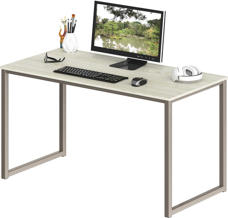 SHW Mission 40-Inch Home Office Computer Desk, Maple - Image 1