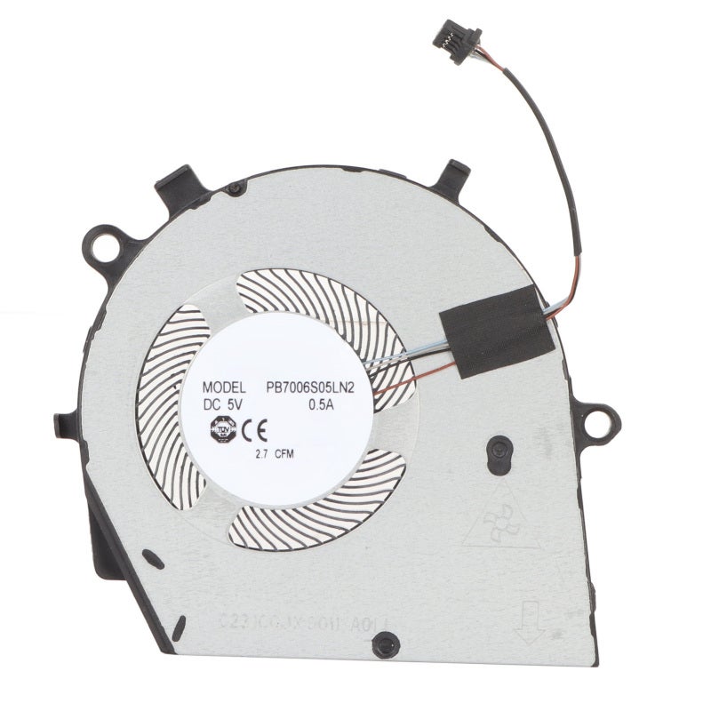 مروحة تبريد معالج المركزي بفأس طاقة 4 دبوس، ضوء صغير، توصيل سهل، مروحة تبريد لابتوب لطرازات Inspiron 5400 5406 5505 5508 7405 5490 - Image 1