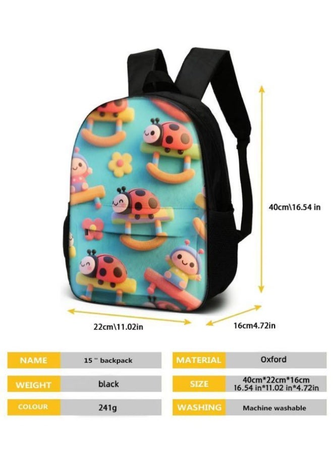 Bright Li Fire Fashion is unlimited! Cartoon bag three-piece set, suitable for a variety of scenes for students and teenagers (available for students, children, friends on outings, mountain climbing, school, etc.) - 21 - Image 5