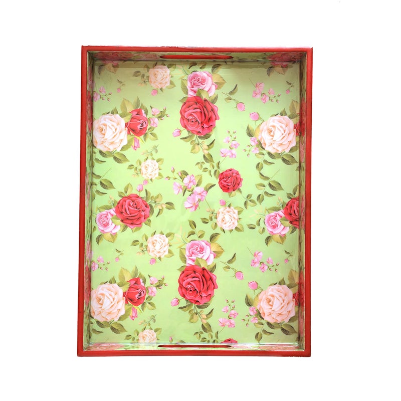 RICHTER Floral Light Green Tray - Image 4