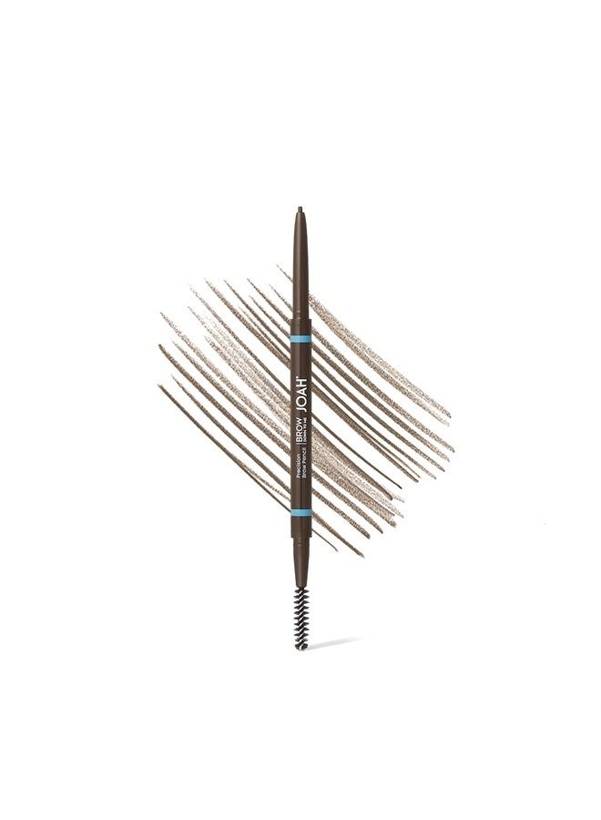 JOAH Brow Down To Me Precision Brow Pencil with Built-In Spoolie, Light Brunette - Image 1
