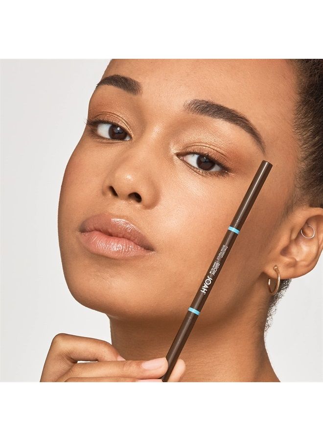 JOAH Brow Down To Me Precision Brow Pencil with Built-In Spoolie, Light Brunette - Image 2