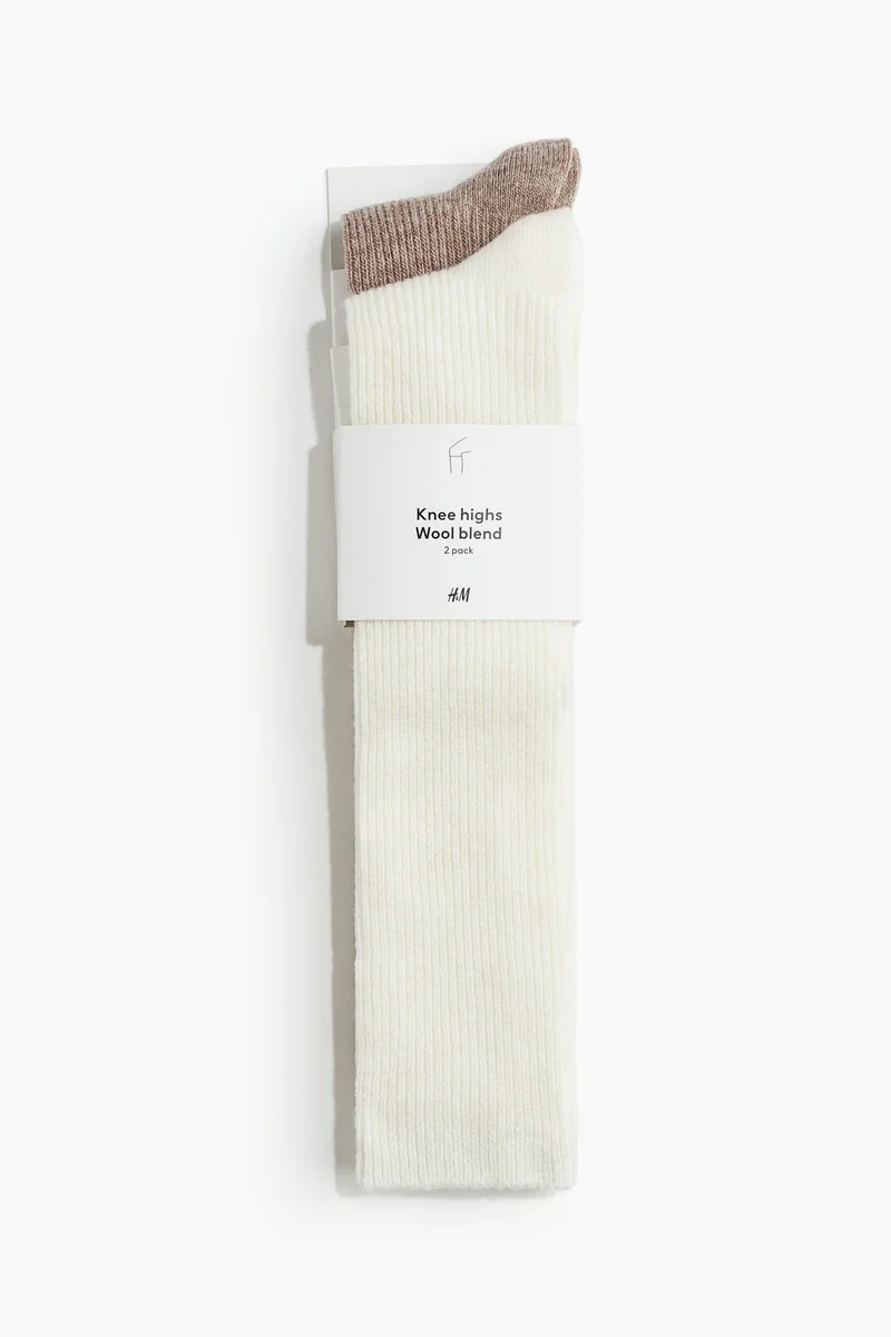 H&M 2-Pack Knee-High Socks