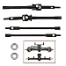 MEUS Racing Universal Joint Drive Shaft Cross Knot CVD Drive Kit for SCX24 Stock Axles C10 Jeep Upgrades Parts - Image 2