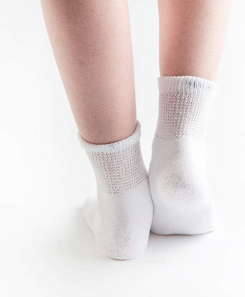 Doc Ortho Loose Fit Cotton Diabetic Socks for Men and Women 3 Pairs 14 Crew - Image 3
