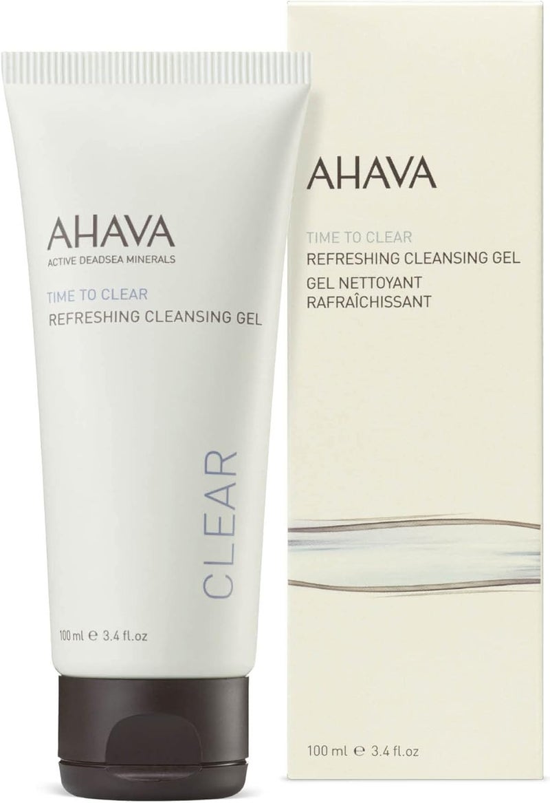 AHAVA Refreshing Cleansing Gel 100 ml - Gentle Dead Sea Makeup Remover and Facial Cleanser for Sensitive Skin - Image 2