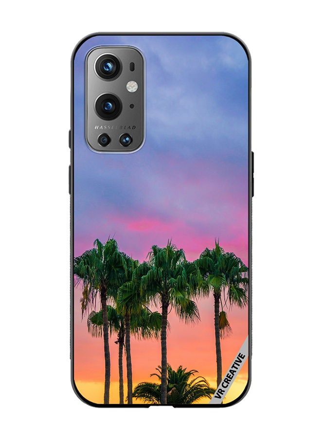 VR CREATIVE Protective Case Cover For OnePlus 9 Pro Summer Eve Design Multicolour - Image 1