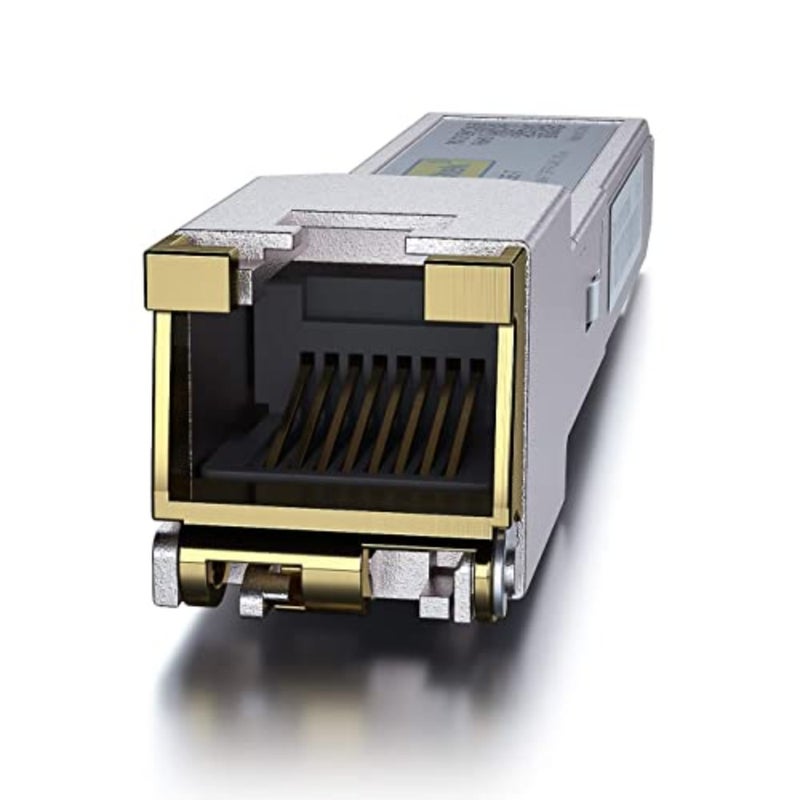 وحدة 1G SFP إلى RJ45 Mini-GBIC لمفاتيح الشبكة، النحاس، الأسود، توافق التوصيل والتشغيل مع Cisco GLC-T، Meraki، UniFi، Netgear، Zyxel، D-Link، TP-Link - Image 3