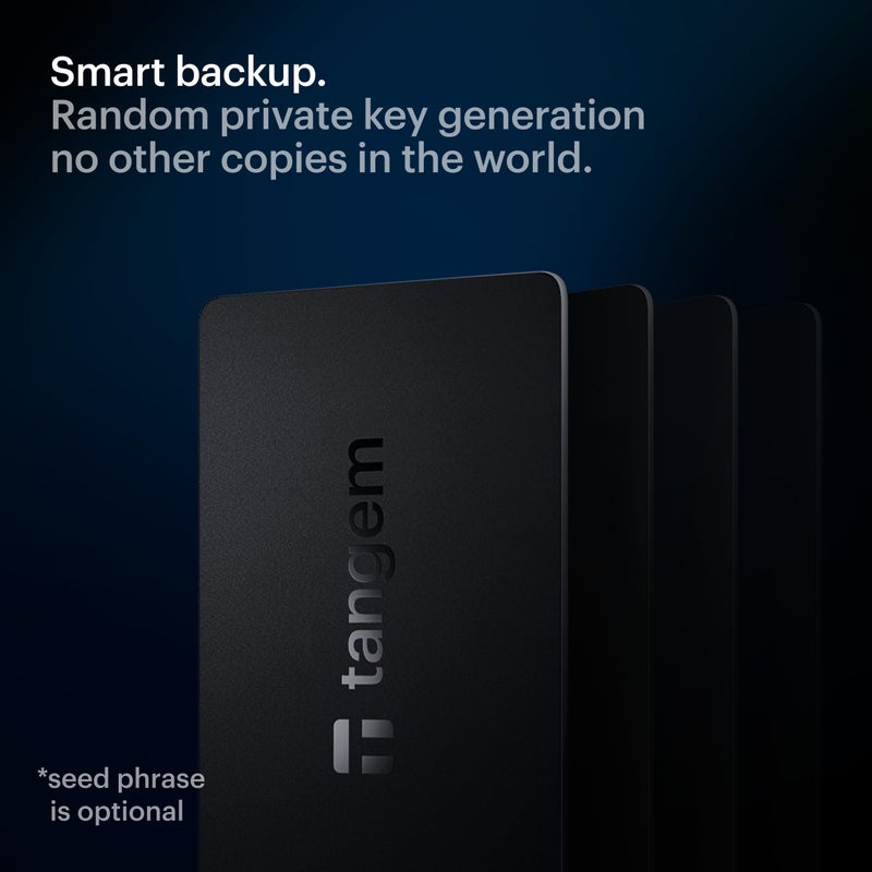 TANGEM Wallet Pack of 3 - Secure Crypto Wallet - Trusted Cold Storage for Bitcoin, Ethereum, NFT's & More Coins - 100% Offline Hardware - Image 4