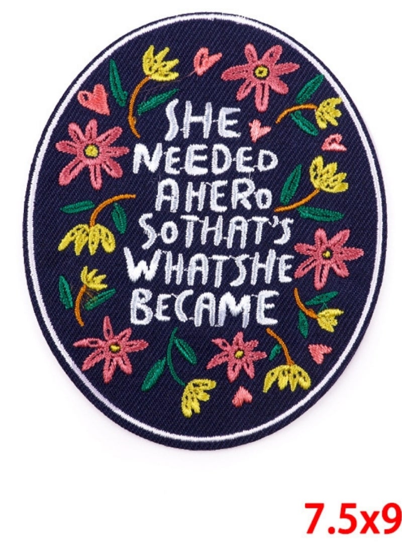 Project Nomad Velcro Hook Patch, Tacti-Cool HERS  Collection, Woman Power 1  for bag/vest, tech gadgets for kids & adults, for school backpack, for pencil case, for gym bag, gift for men/women 7.5x9 - Image 1