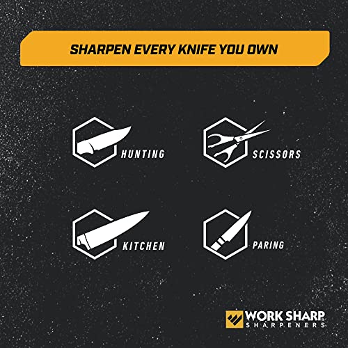 Work Sharp Benchstone Knife Sharpener, 3 sided for faster manual pocket or hunting knife sharpening - Image 5