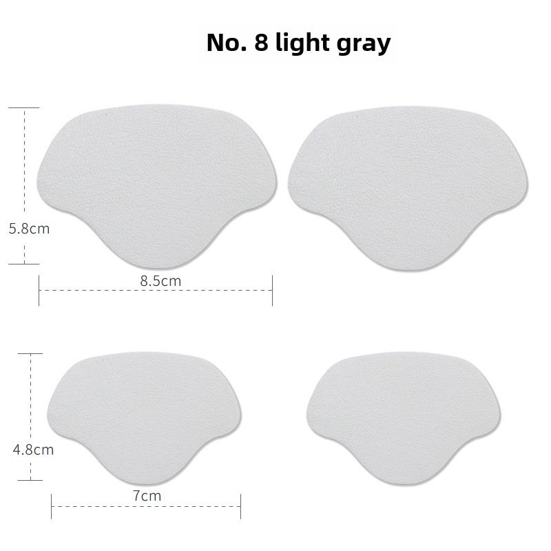 Adhesive Heel Repair Patches for Shoes Light gray 