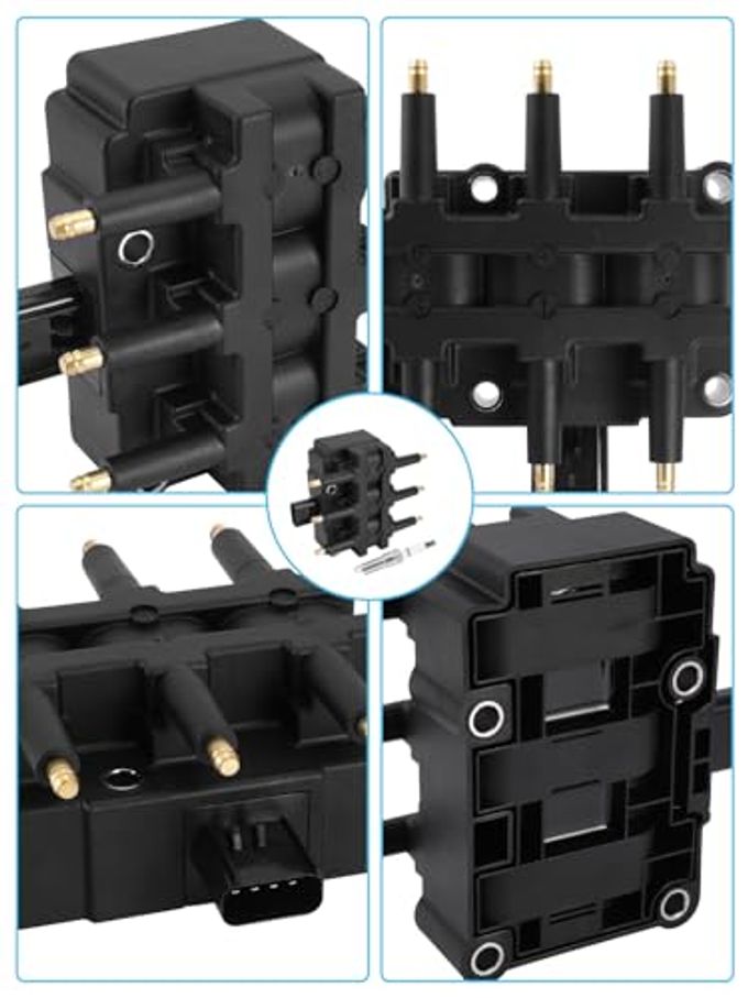 TAUTOY UF305 Ignition Coil Pack LZTR5AGP Spark Plug Iridium 6PCS (3.3L 3.8L) 2000-2011 For Chrysler Pacifica Town Country Voyager,for Dodge Caravan Grand Caravan,for Jeep Wrangler,for VW Routan - Image 5