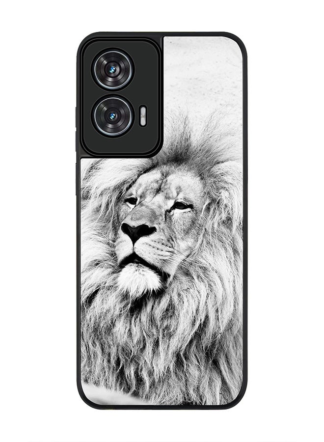 Stylizedd For Motorola Edge 50 Fusion 5G Case,Slim fit Camera Protection, Shockproof Thin Phone cover  - Wise Lion - Image 1