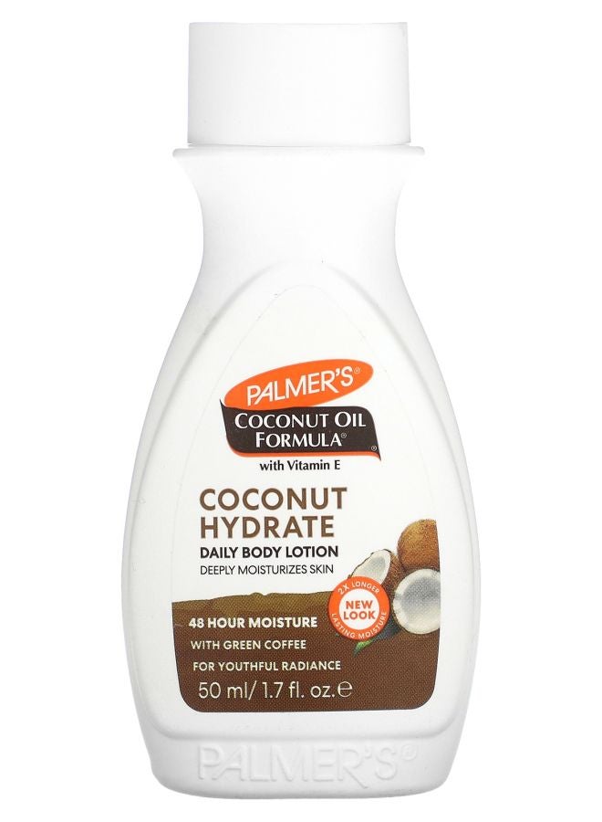 صيغة زيت جوز الهند مع فيتامين E لوشن الجسم اليومي 1.7 أونصة سائلة (50 مل)