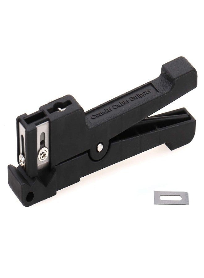 KELUSHI Fiber Optic Tool 45-165 Fiber Loose Tube Transverse Fiber Optic Buffer Tube Coaxial Cable Stripper Coax Stripping Hand Tool - Image 1