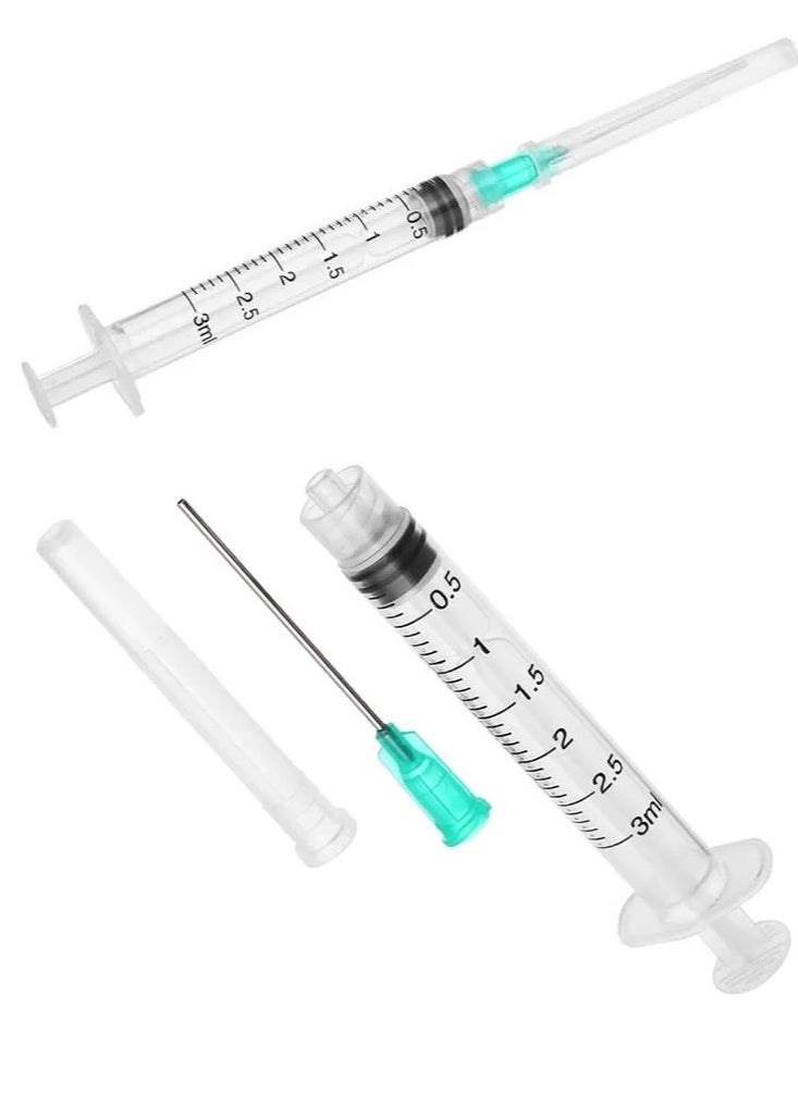 Generic Medical Disposable Syringe 3 ml With Needle, Individually Sealed (Box 100 Pieces)  - Image 2