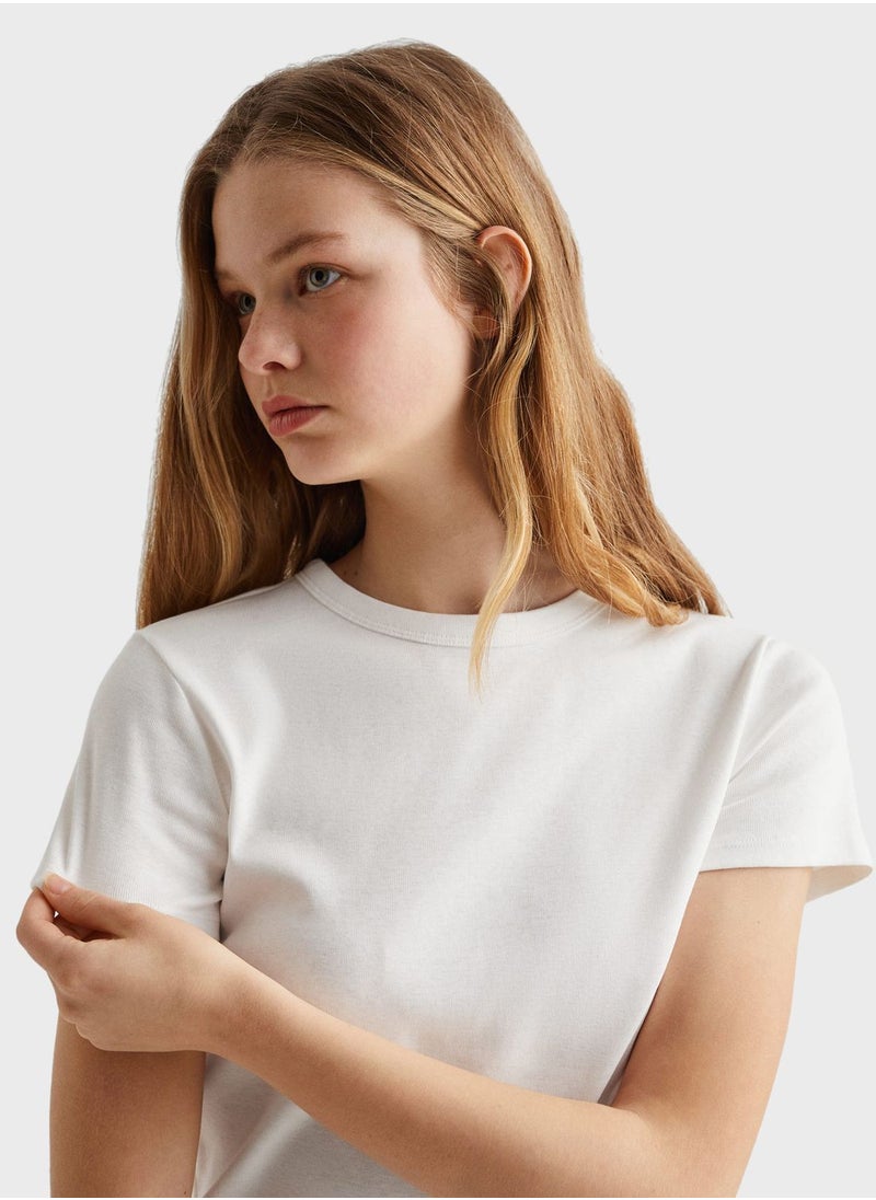 MANGO - Youth Essential T-Shirt - Image 1