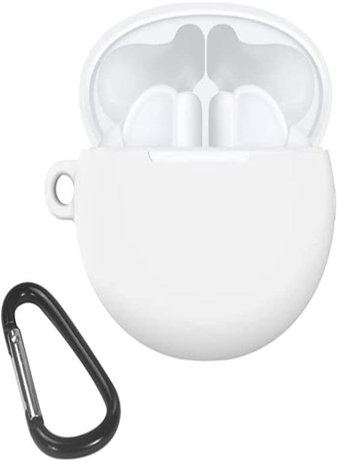 YOMNA YOMNA Protective Case for Huawei Freebuds 5i Silicone Cover Shockproof Earphone Case Soft Thin Anti Slip Earbud (White) 