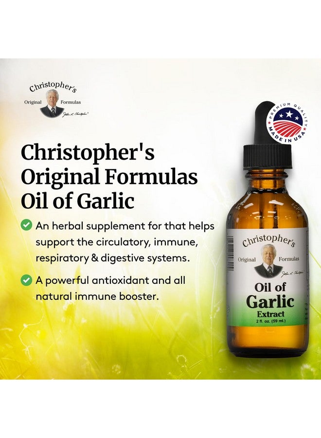 كريستوفر أوريجنالز فورميولاز زيت مستخلص الثوم من كريستوفرز أوريجينال فورميولاز، 2 أونصة - عبوة من قطعة واحدة - مكمل عشبي فاخر - زيت ثوم سائل نقي ومعصور على البارد | استخدامات متعددة - Image 4