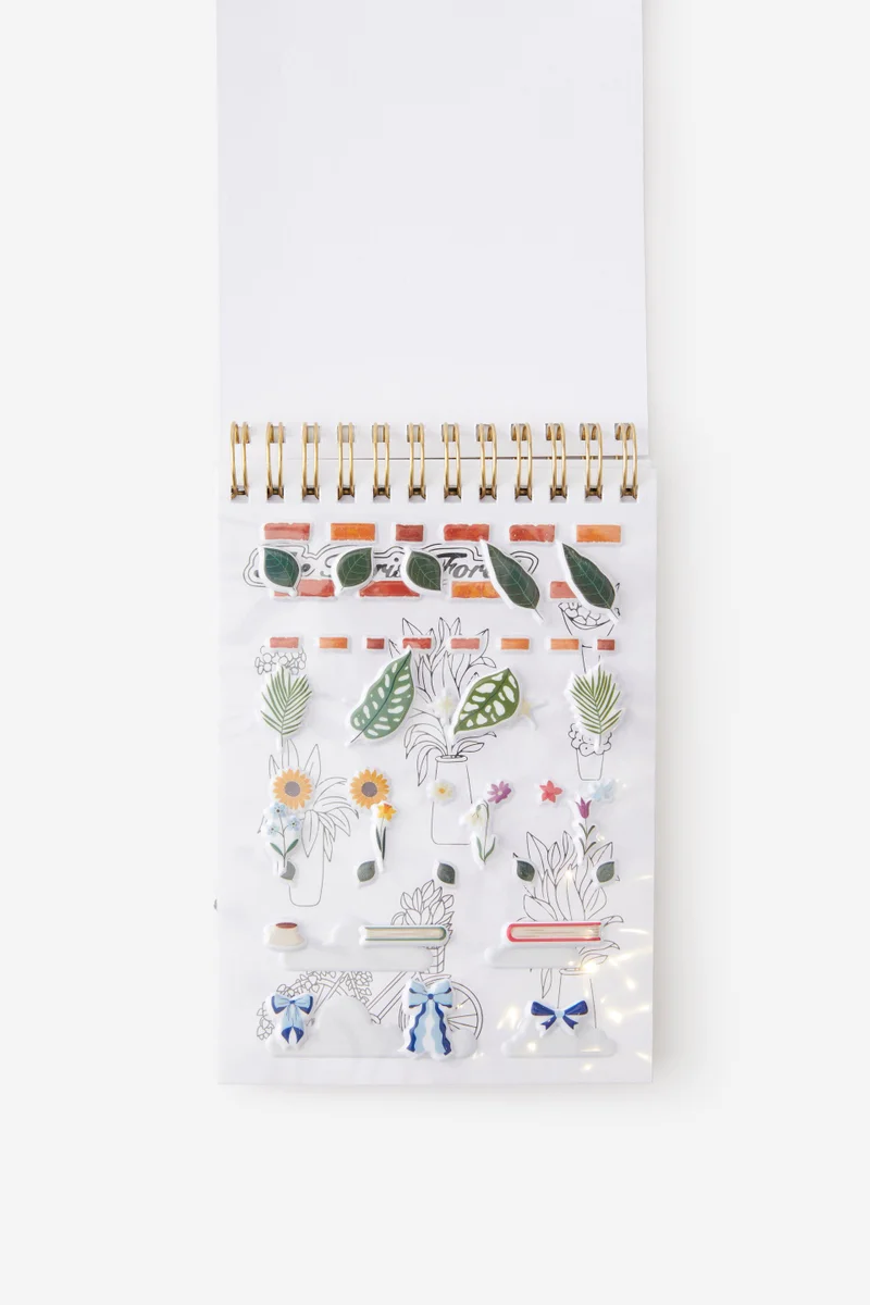 Typo Colour In Sticker Book