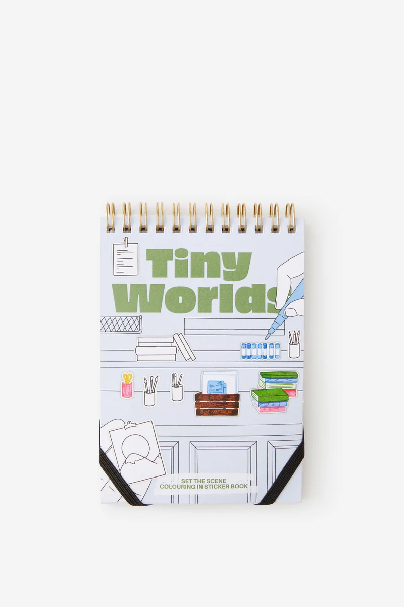 Typo Colour In Sticker Book