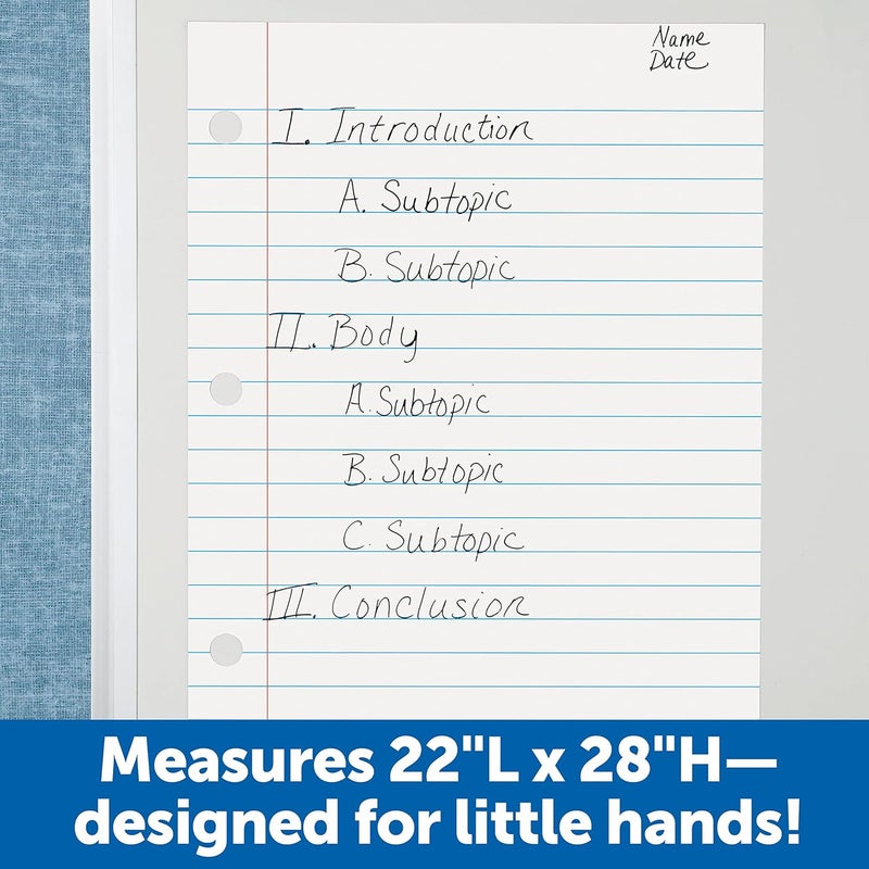 Learning Resources Giant Sized Magnetic Notebook Paper - Durable Write & Wipe Classroom Accessory - Image 4