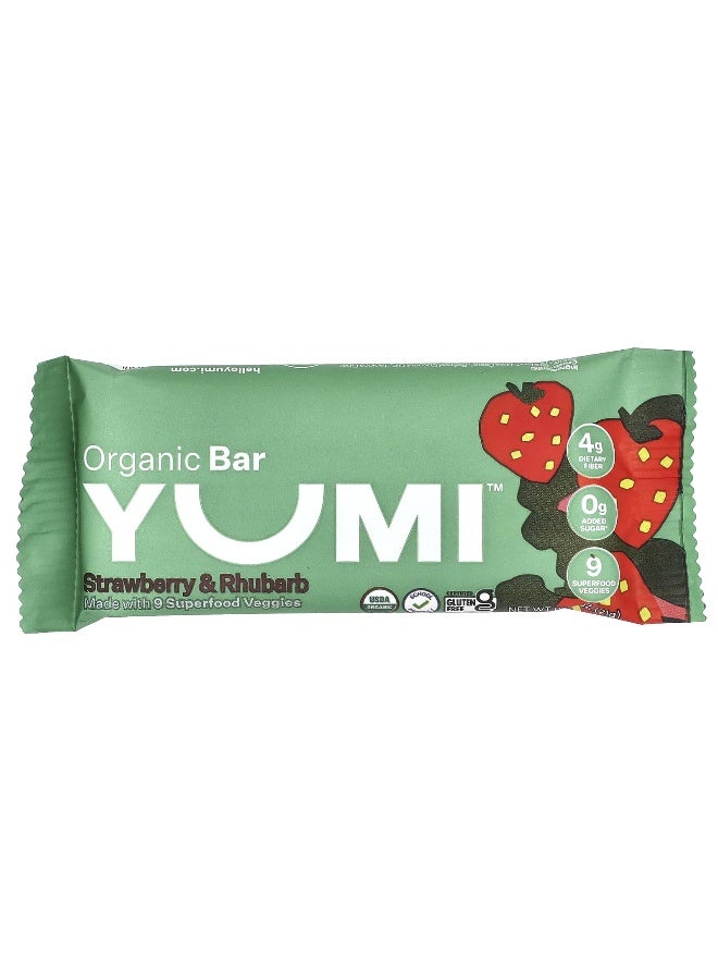 Yumi يومي، بار عضوي، للأطفال، فراولة وراوند، 5 بار، 0.74 أونصة (21 جرام) لكل منها - Image 3