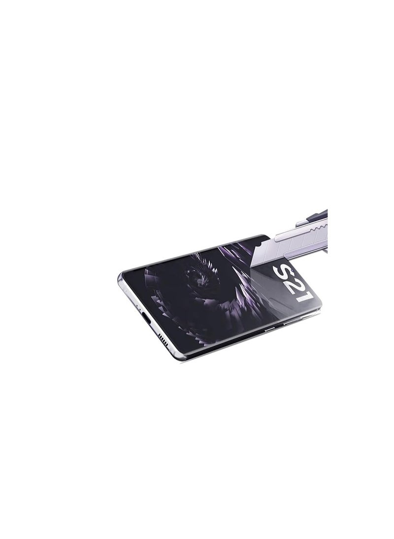 زجاج مقسّى لهاتف Samsung S21 - حافظة شفافة - Image 4