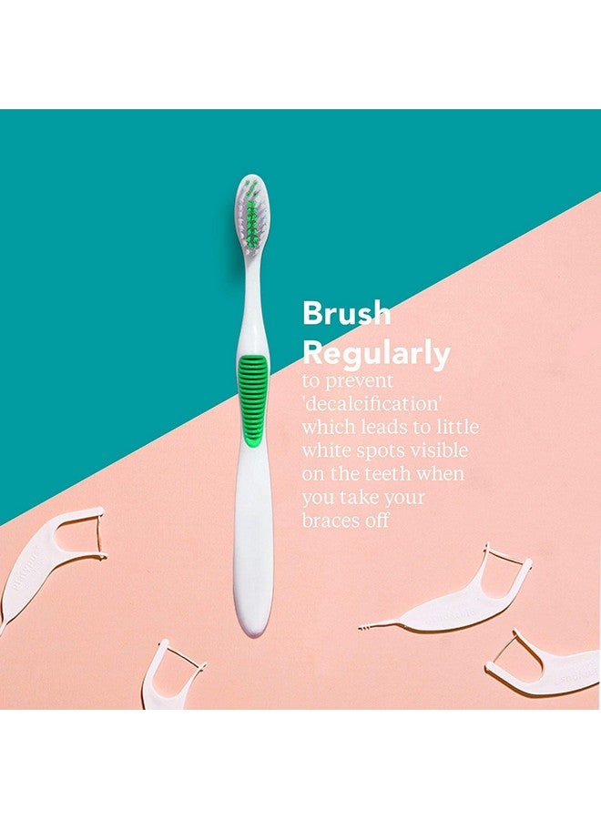 Platypus Orthodontic Toothbrush for Braces | Soft Bristle Braces Toothbrush for Adults & Kids | Angled Bristles for Better Access Around Brackets and Archwires, Comfort Silicone Grip | 1 Count - Image 5