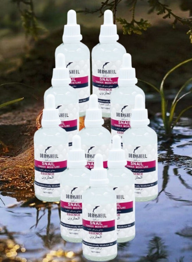 RASHELL 10 Pieces Snail Tender Moisture 100ML - Image 1